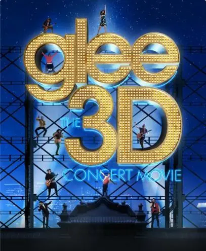 GLEE THE 3 D CONCERT MOVIE filmposter.