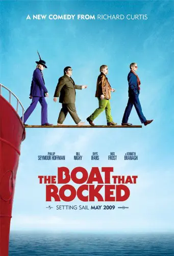 THE BOAT THAT ROCKED( PIRATE RADIO ) filmposter.