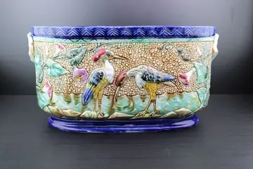 Frie Onnaing - Art Nouveau grote bloemen plantenbak bloempot