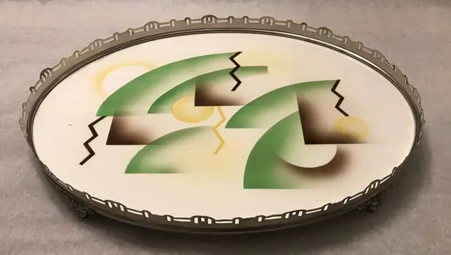 Steingutfabrik Paetsch in Frankfurt (Oder) - Large tray