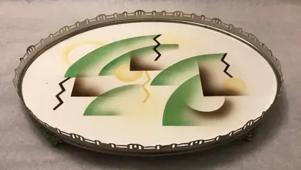 Steingutfabrik Paetsch in Frankfurt (Oder) - Large tray