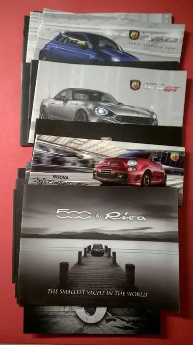Brochures/catalogi - Abarth 500 Riva / 595 / 695 / 124 GT /