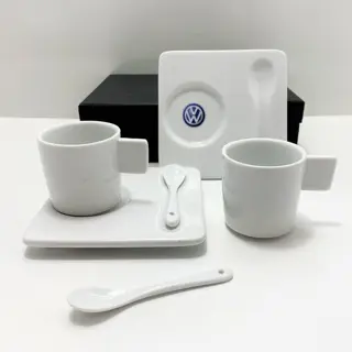 Accessoire - Kop en schotel set van Volkswagen in kartonnen