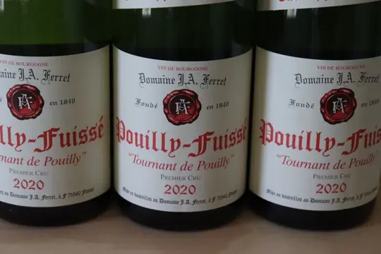 2020 Pouilly Fuissé 1° C ru "Tournant de Pouilly" - Domaine Ferret - Bourgondië - 3 Fles (0,75 liter)