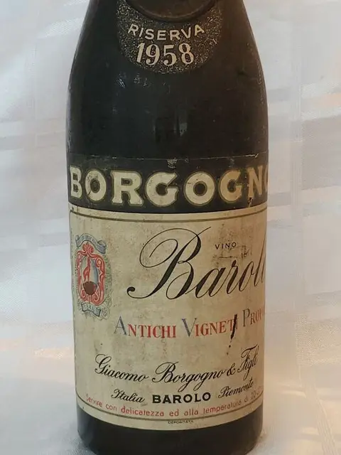 1958 Giacomo Borgogno - Barolo Riserva - 1 Fles (0.72L)
