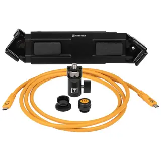 TetherTools TetherPro Optima 10G Mobile Tethering Kit 6' (1.8m) Straight to Straight, High-Visibility Orange