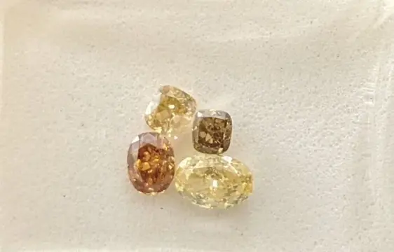 4 pcs Diamanten - 0.52 ct - Kussen &amp; Ovaal - Mix Fancy