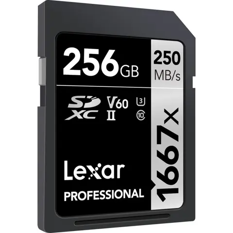 Lexar SDXC Professional 256GB 1667x UHS-II