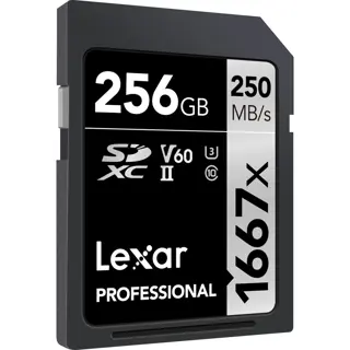 Lexar SDXC Professional 256GB 1667x UHS-II