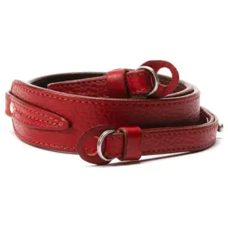 Artisan & Artist ACAM 284 Leather Camera Strap Red