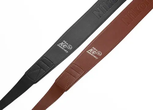 Nikon Premium Camera Strap Zwart 100th Anniversary Edition