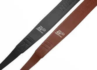 Nikon Premium Camera Strap Zwart 100th Anniversary Edition