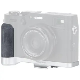 FALCAM F22&F38 Quick Release L-Shaped Handle Silk Silver (For FUJIFILM X100 VI)