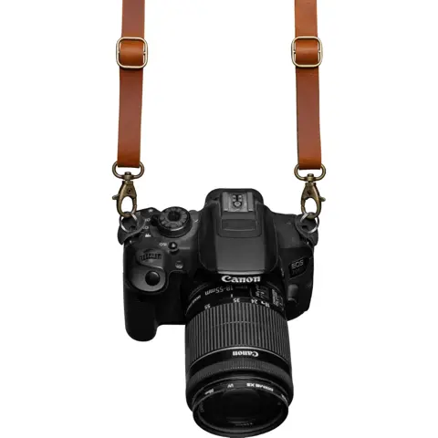 The Hantler Camera Neck strap Chestnut