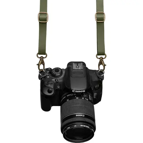 The Hantler Camera Neck strap Army green
