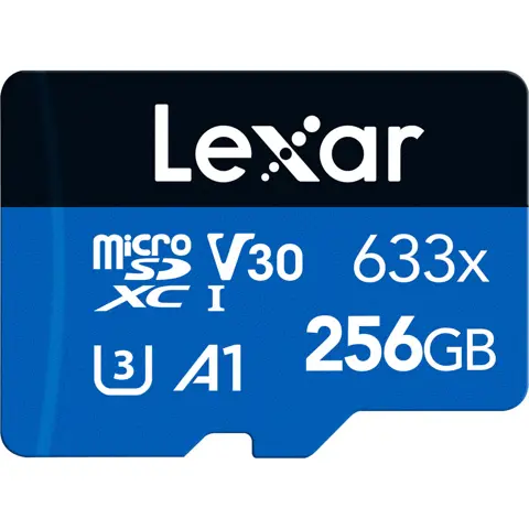 Lexar MicroSD Blue Series UHS-I 633X 256GB V10