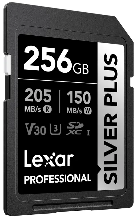 Lexar SDXC Silver Plus UHS-1 256GB V30