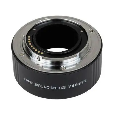 Caruba Tussenring 25mm voor Olympus Four Thirds Chroom