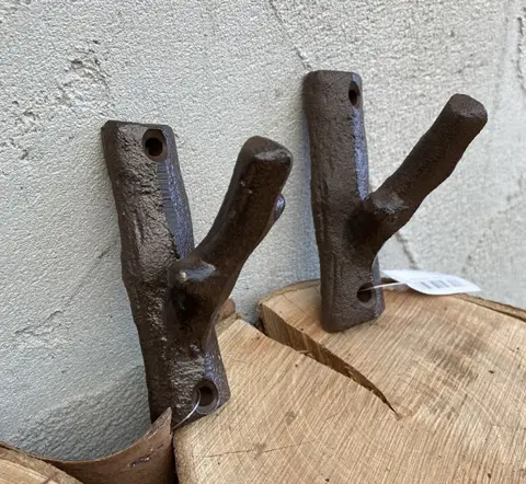 GIETIJZEREN KAPSTOKHAAK BOOM NIEUW