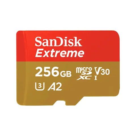 SanDisk Extreme MicroSDXC 256GB+SD Adapter