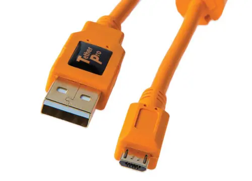 Tether Tools TetherPro USB 2.0 - Micro-B 5 pin (4,6m oranje)
