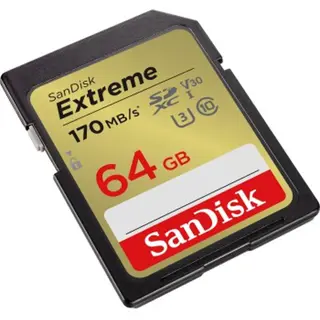 SanDisk Extreme 64GB SDXC Memory Card 170MB/s
