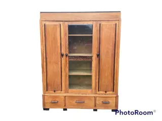 Amsterdamse School kledingkast met coromandel &amp;