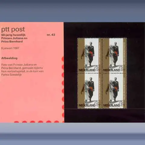 Jubileumzegel 50 jaar huwelijk (1987)