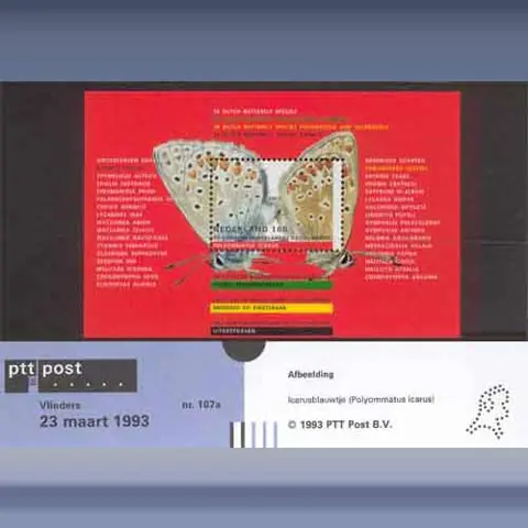 Natuur en Milieu blok (vlinders) (1993)