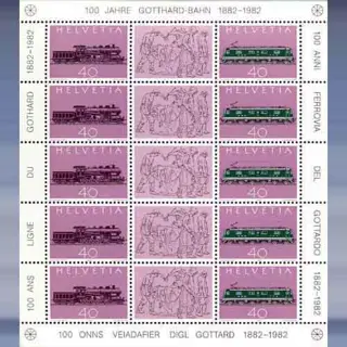 100 Jahre Gotthard-Bahn (1982)