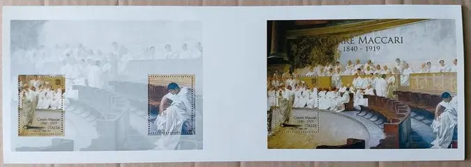 Italiaanse Republiek 2019 - Maccari souvenir sheet, not folded – MNH