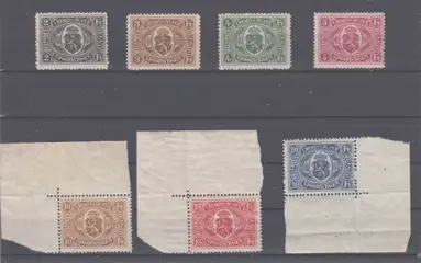 België 1921 - Spoorwegen - OBP : TR 128/134