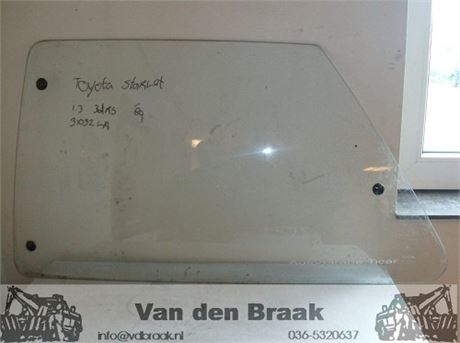 Toyota Starlet 3 deurs 1985-1990 Zijruit linksachter