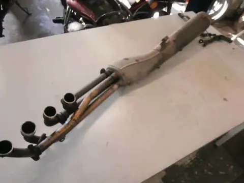 BMW K100LT Uitlaat