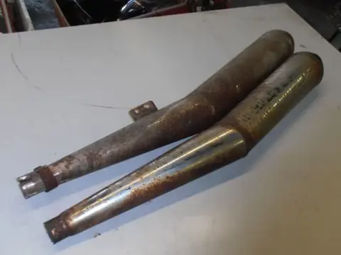 BMW R45 Uitlaatdempers