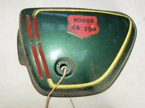HONDA CB350 Zijkap Links Groen
