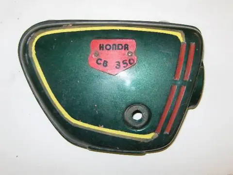 HONDA CB350 Zijkap Rechts Groen