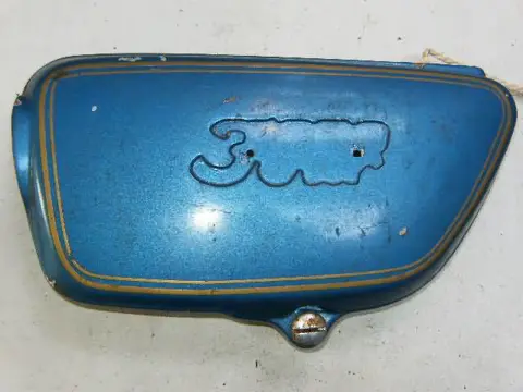 Honda CB350F Zijkap Links Blauw