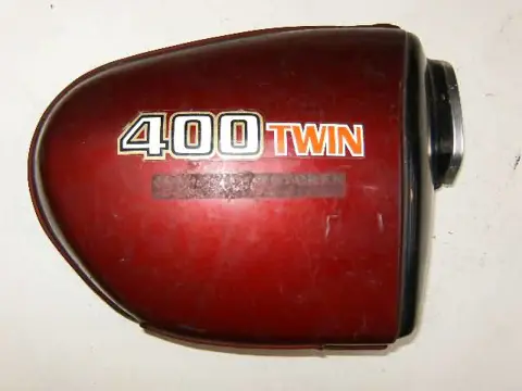 HONDA CB400T Zijkap Rechts D.Rood