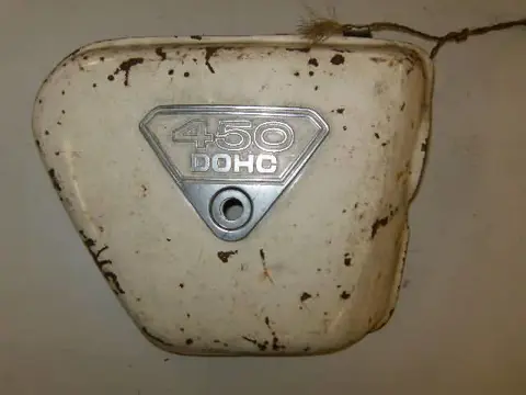 HONDA CB450DOHC Zijkap Rechts Wit