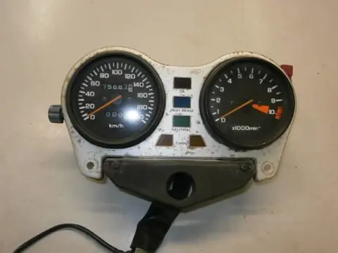 Honda CB450S Tellerset zwarte wijzerplaat 75687 km