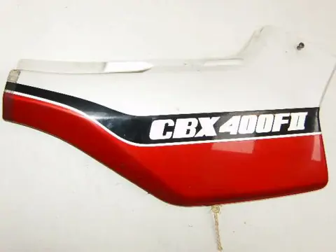 HONDA CBX400F Zijkap Rechts / Rood / Wit