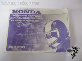 Honda FES250 Foresight Owner's Manuel