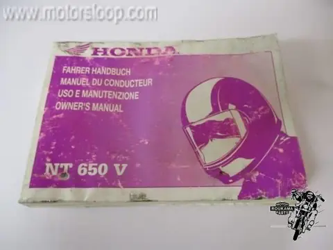 Honda NT650V Deaville Owner's Manuel