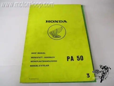 Honda PA50 Camino Service Manuel