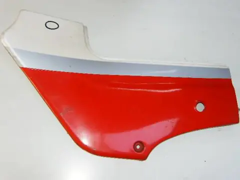 KAWASAKI GPZ 600R Zijkap Links Rood / Wit / Zilver
