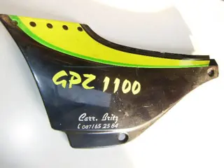 KAWASAKI GPZ1100 Zijkap Links Zwart / Geel