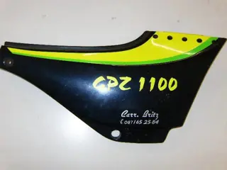 KAWASAKI GPZ1100 Zijkap Rechts Zwart / Geel