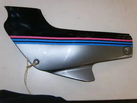 Kawasaki GPZ500S Zijkap Links Zwart / Zilver