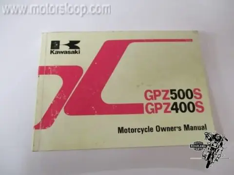 Kawasaki GPZ500S(EX500) Owner's Manuel